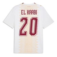 Camiseta Marruecos Ayoub El Kaabi #20 Segunda Equipación Replica Mundial 2026 mangas cortas